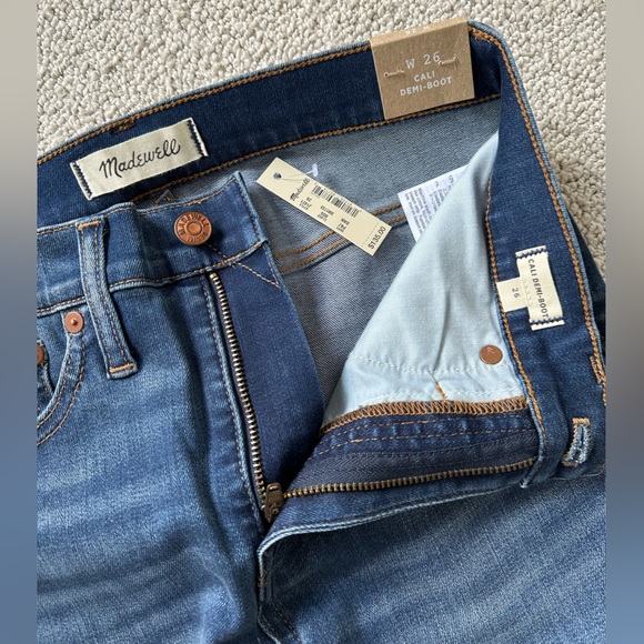 NWT Madewell Cali Demi Boot jeans - Picture 7 of 8